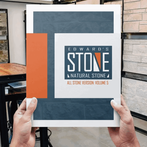 A Person Is Holding A Book Called Edward 'S Natural Stone GIF