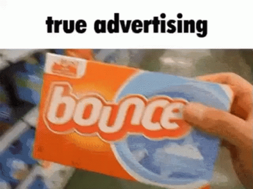 Person Holding Bounce Dryer Sheets GIF
