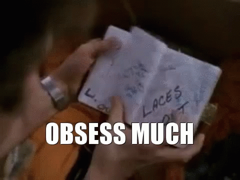 A Person Is Holding A Piece Of Paper With Laces Written On It GIF