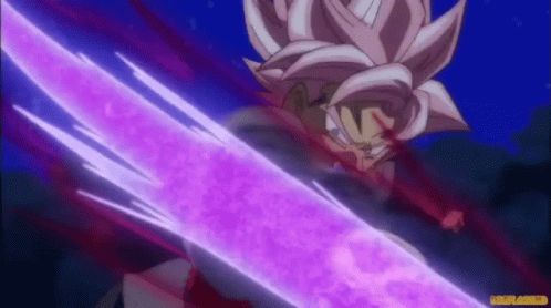A Person Is Holding A Purple Sword In Their Hand In A Video Game . GIF