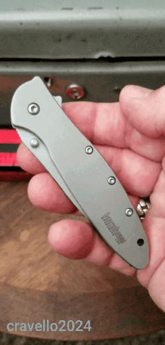 a person is holding a small knife in their hand with the hashtag cravello2024