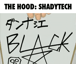 A Person Is Holding A White Board That Says Black On It GIF