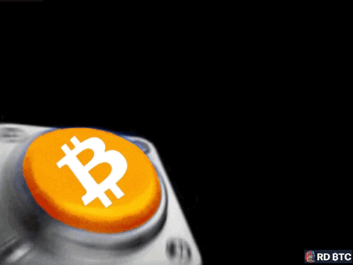 A Person Is Pressing A Button With A B On It GIF