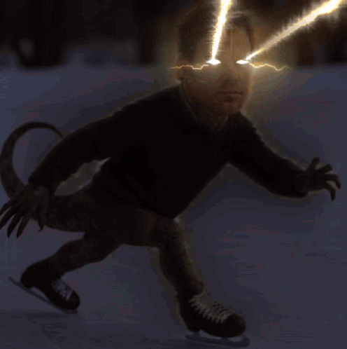 A Person Is Taking A Picture Of A Person In Flames GIF