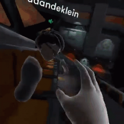 A Person Playing A Video Game With The Word Dandeklein On The Bottom GIF