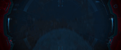 A Person 'S Hands Are Shown With A Futuristic Display That Says ' A ' On The Bottom GIF