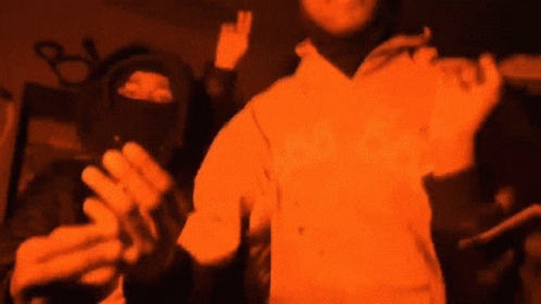 A Person Wearing A Hoodie That Says Abercrombie And Fitch On It GIF