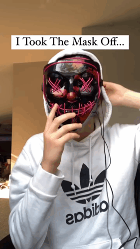A Person Wearing A Hoodie That Says Epbibo On It GIF