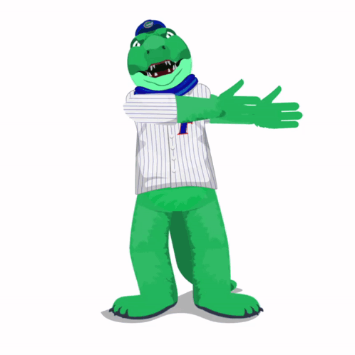 A Person Wearing A Jersey That Says Go Gators On It GIF