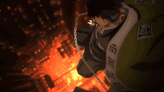 A Person With Chinese Writing On Their Sleeves GIF
