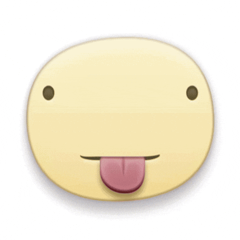A Person With Their Tongue Out And A Note That Says Svt Roo GIF