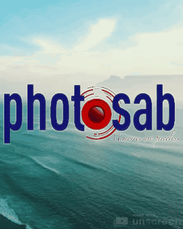 a photo of the ocean with the words photosab