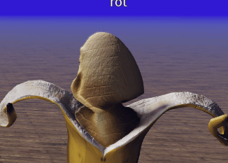 A Picture Of A Banana With A Face On It And The Words Tot On The Bottom GIF