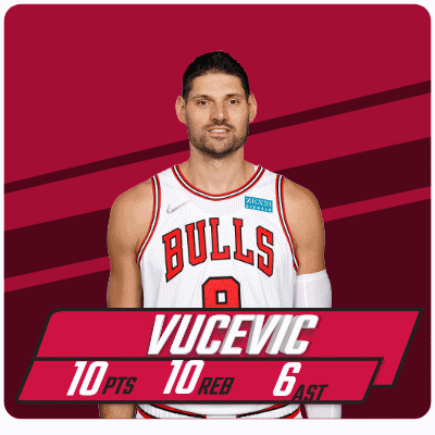 A Picture Of A Basketball Player With The Name Vocevic GIF