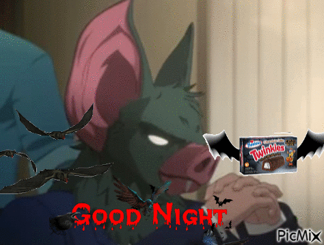 A Picture Of A Bat With A Box Of Twizzlers On It GIF