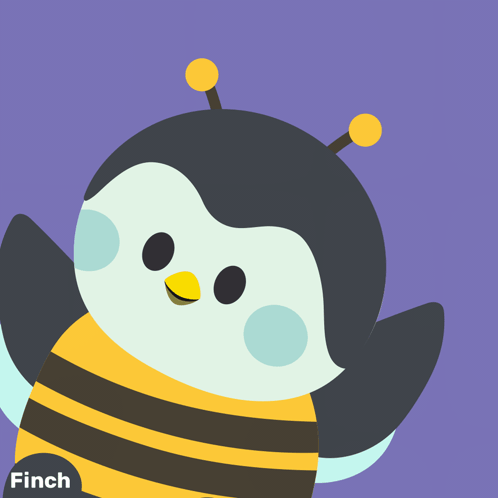 A Picture Of A Bee With The Words Hey Hey Hey GIF