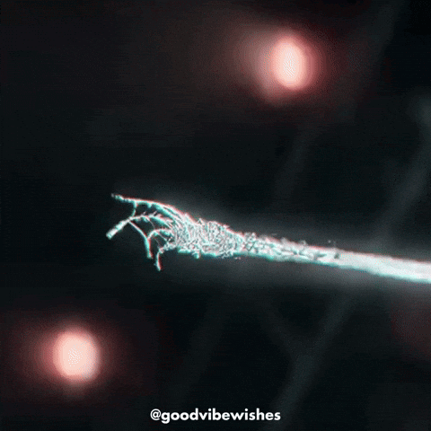 A Picture Of A Broken Wire With The Words Goodvibewishes Below It GIF