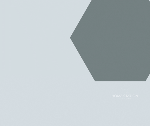 A Picture Of A Building With The Words Home Station Written Below It GIF