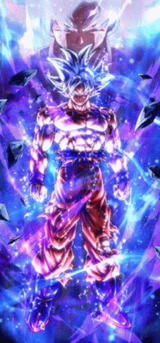 A Picture Of A Cartoon Character Called Goku GIF