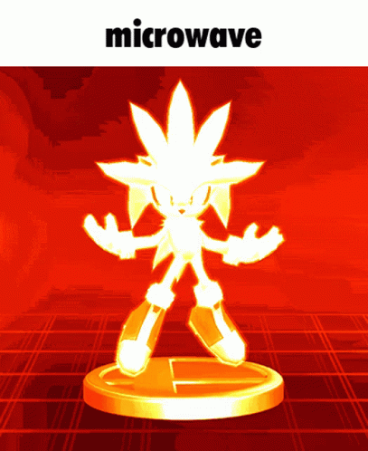 A Picture Of A Cartoon Character That Says Microwave On It GIF