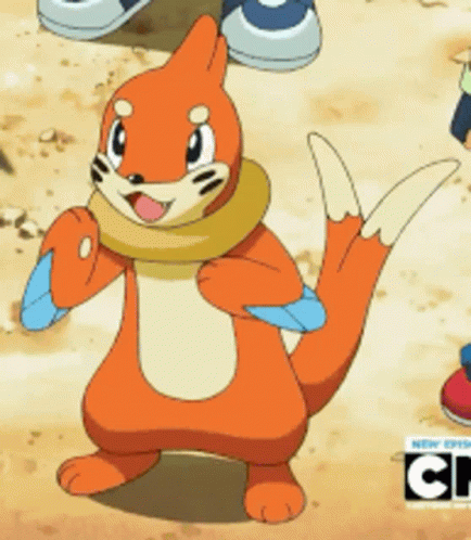 A Picture Of A Cartoon Character With A Cn Logo In The Corner GIF
