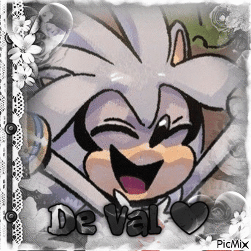A Picture Of A Cartoon Character With The Words De Val Written Below It GIF