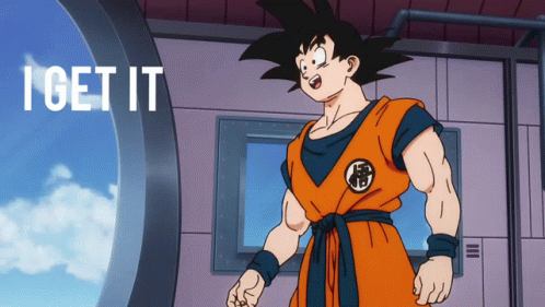 A Picture Of A Cartoon Character With The Words I Get It Above Him GIF