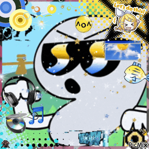 A Picture Of A Cartoon Character With The Words Let 'S Do This Written On It GIF