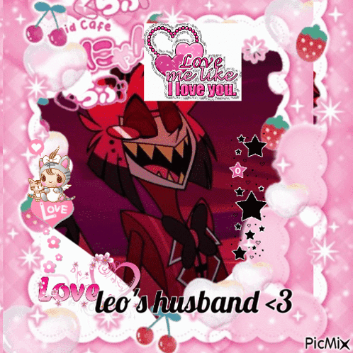 A Picture Of A Cartoon Character With The Words Love Me Like I Love You On It GIF