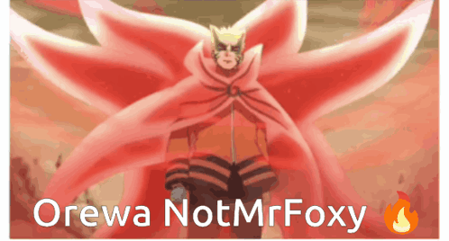 A Picture Of A Cartoon Character With The Words " Oewa Notmrfoxy " Below It GIF