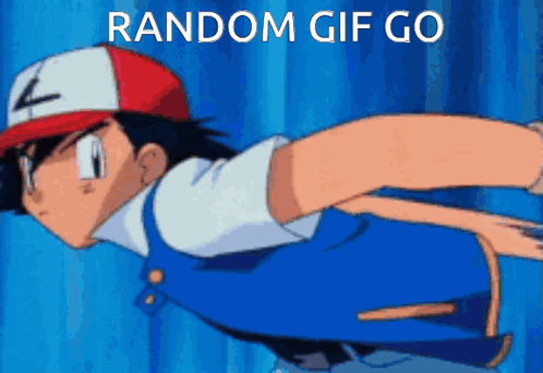 A Picture Of A Cartoon Character With The Words Random Gif Go GIF