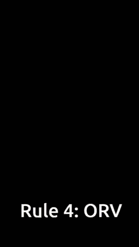 A Picture Of A Cartoon Character With The Words Rule 4 : Orv On The Bottom GIF