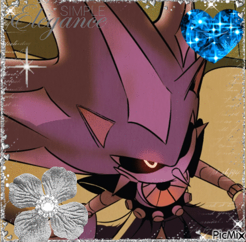 A Picture Of A Cartoon Character With The Words Simple Elegance Written On The Bottom GIF