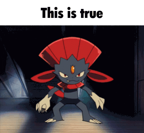 A Picture Of A Cartoon Character With The Words " This Is True " Below It GIF