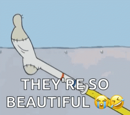 A Picture Of A Cartoon Foot With The Words They 'Re So Beautiful GIF