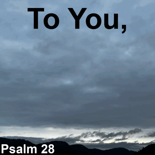 A Picture Of A Cloudy Sky With The Words To You GIF