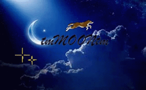A Picture Of A Crescent Moon With The Words Coming Soon Written On It GIF