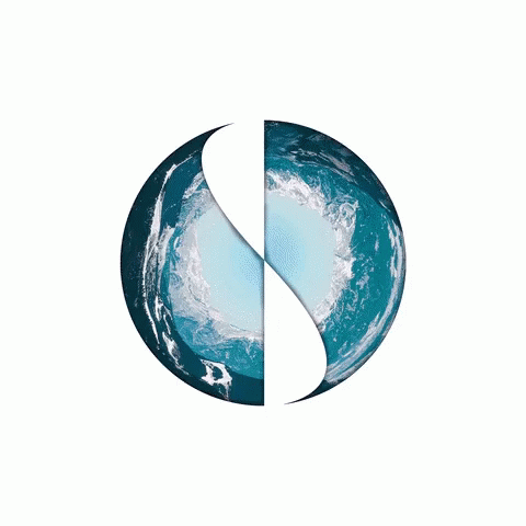 A Picture Of A Crowd Of People In A Circle With The Letter S In The Middle GIF