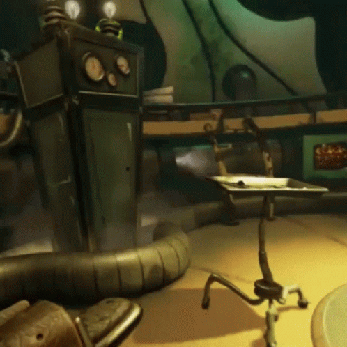 A Picture Of A Dentist 'S Office With The Caption Dentist Man Jumpscare GIF