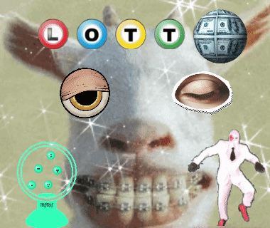 A Picture Of A Donkey With Lots Of Icons On It Including One That Says Loot GIF