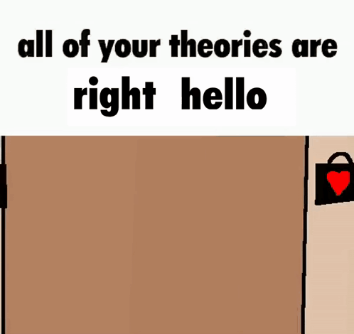Door With All Of Your Theories Are Right Hello GIF