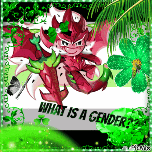 Dragon Cookie With What Is A Gender Text GIF