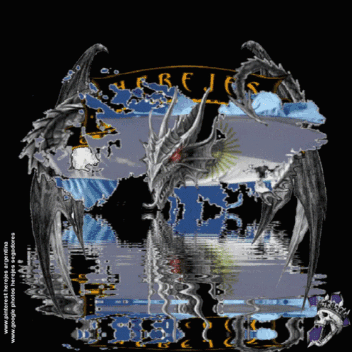 A Picture Of A Dragon With The Word Argentina In The Corner GIF