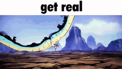 A Picture Of A Dragon With The Words Get Real On It GIF