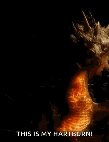A Picture Of A Fireball With The Words This Is My Hartburn GIF
