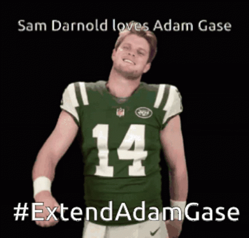 A Picture Of A Football Player With The Number 14 On His Jersey GIF