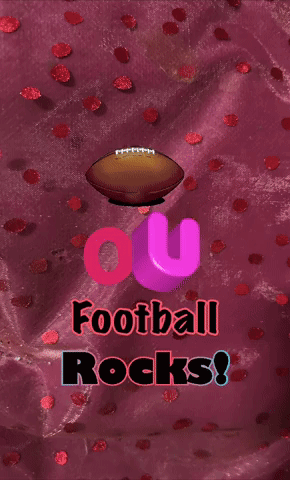 A Picture Of A Football With The Words Football Rocks On It GIF