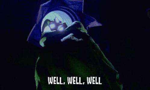 A Picture Of A Frog With The Words What Have We Here Written On It GIF