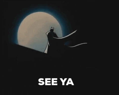 A Picture Of A Full Moon And The Words See Ya GIF