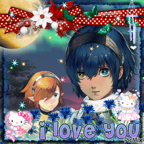 Girl And Boy Saying I Love You GIF